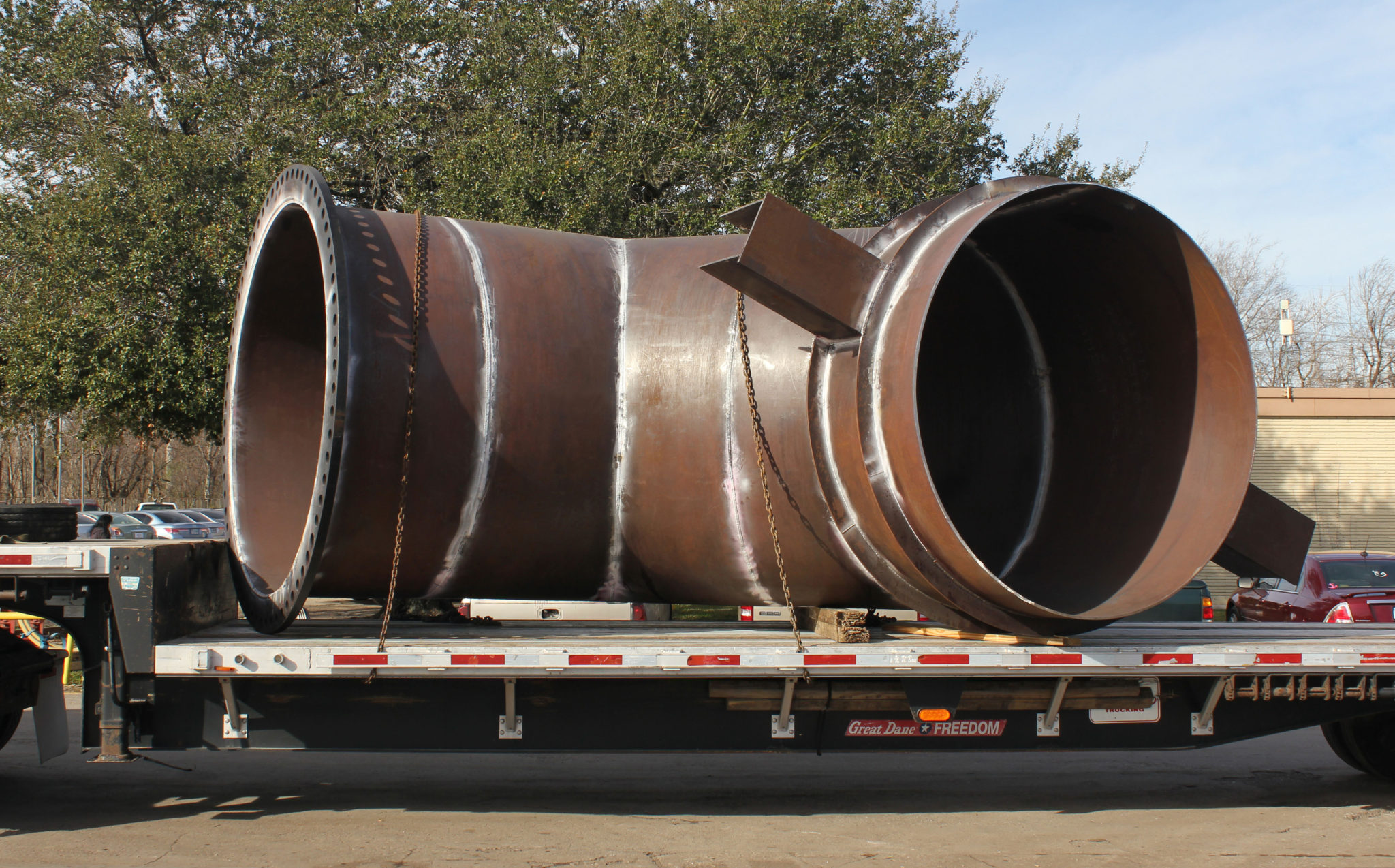 90" Dia. Duct Work Designed for an Ammonia Plant in Louisiana