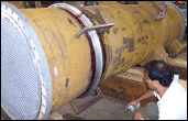 Dye penetrant testing clamshell