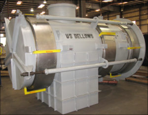 60" Pressure Balanced Expansion Joint with Turning Vanes for a Power Plant in Washington