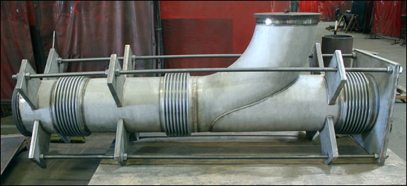 Elbow Pressure Balanced Expansion Joint Designed for a Chemical Processing Plant