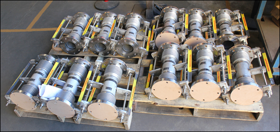 Stainless Steel Universal Expansion Joints Designed for a Pipeline in Taiwan