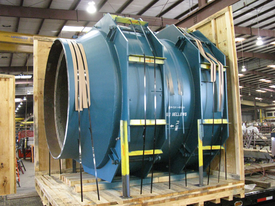 Universal expansion joint for an oil refinery in india